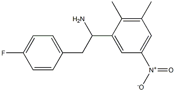 1-(2,3-dimethyl-5-nitrophenyl)-2-(4-fluorophenyl)ethan-1-amine
