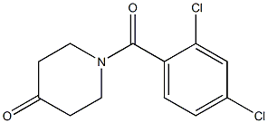 1-(2,4-dichlorobenzoyl)piperidin-4-one Structure
