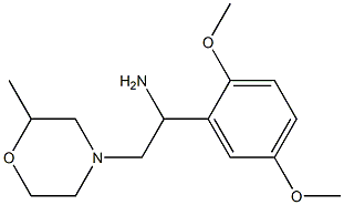 1-(2,5-dimethoxyphenyl)-2-(2-methylmorpholin-4-yl)ethanamine