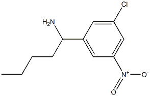 1-(3-chloro-5-nitrophenyl)pentan-1-amine