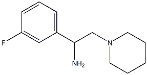 1-(3-fluorophenyl)-2-(piperidin-1-yl)ethan-1-amine