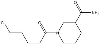 1-(5-chloropentanoyl)piperidine-3-carboxamide