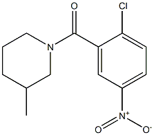 1-[(2-chloro-5-nitrophenyl)carbonyl]-3-methylpiperidine
