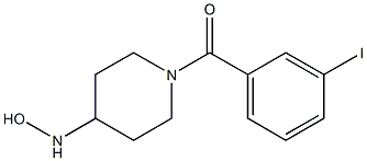 1-[(3-iodophenyl)carbonyl]piperidine-4-hydroxylamine