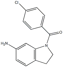 1-[(4-chlorophenyl)carbonyl]-2,3-dihydro-1H-indol-6-amine
