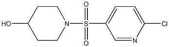 1-[(6-chloropyridine-3-)sulfonyl]piperidin-4-ol