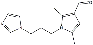 1-[3-(1H-imidazol-1-yl)propyl]-2,5-dimethyl-1H-pyrrole-3-carbaldehyde
