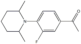 1-[4-(2,6-dimethylpiperidin-1-yl)-3-fluorophenyl]ethan-1-one