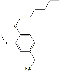 1-[4-(hexyloxy)-3-methoxyphenyl]ethan-1-amine