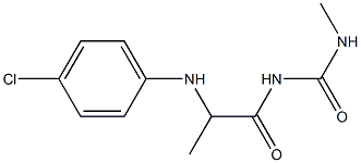 1-{2-[(4-chlorophenyl)amino]propanoyl}-3-methylurea