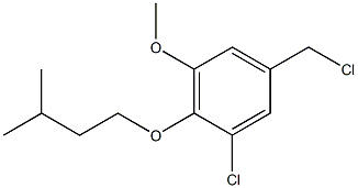 1-chloro-5-(chloromethyl)-3-methoxy-2-(3-methylbutoxy)benzene