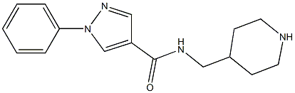 1-phenyl-N-(piperidin-4-ylmethyl)-1H-pyrazole-4-carboxamide