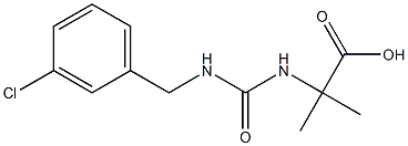 2-({[(3-chlorophenyl)methyl]carbamoyl}amino)-2-methylpropanoic acid