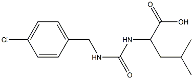 2-({[(4-chlorophenyl)methyl]carbamoyl}amino)-4-methylpentanoic acid