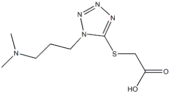 2-({1-[3-(dimethylamino)propyl]-1H-1,2,3,4-tetrazol-5-yl}sulfanyl)acetic acid