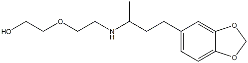2-(2-{[4-(2H-1,3-benzodioxol-5-yl)butan-2-yl]amino}ethoxy)ethan-1-ol