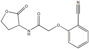 2-(2-cyanophenoxy)-N-(2-oxooxolan-3-yl)acetamide