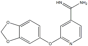 2-(2H-1,3-benzodioxol-5-yloxy)pyridine-4-carboximidamide
