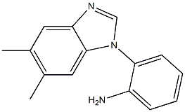 2-(5,6-dimethyl-1H-1,3-benzodiazol-1-yl)aniline