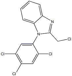 2-(chloromethyl)-1-(2,4,5-trichlorophenyl)-1H-1,3-benzodiazole|