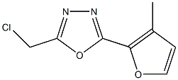 2-(chloromethyl)-5-(3-methyl-2-furyl)-1,3,4-oxadiazole