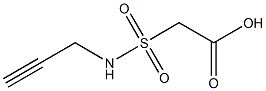 2-(prop-2-yn-1-ylsulfamoyl)acetic acid Structure