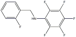 2,3,4,5,6-pentafluoro-N-[(2-fluorophenyl)methyl]aniline 结构式