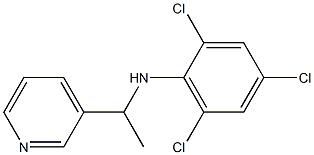 2,4,6-trichloro-N-[1-(pyridin-3-yl)ethyl]aniline