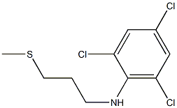 2,4,6-trichloro-N-[3-(methylsulfanyl)propyl]aniline