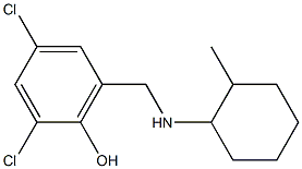 2,4-dichloro-6-{[(2-methylcyclohexyl)amino]methyl}phenol