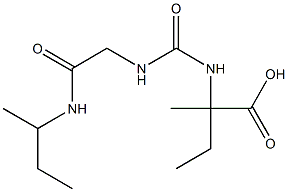 2-[({[2-(sec-butylamino)-2-oxoethyl]amino}carbonyl)amino]-2-methylbutanoic acid
