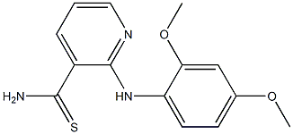 2-[(2,4-dimethoxyphenyl)amino]pyridine-3-carbothioamide