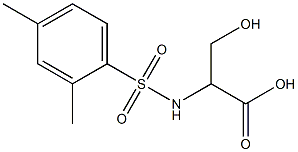 2-[(2,4-dimethylbenzene)sulfonamido]-3-hydroxypropanoic acid