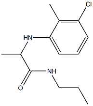 2-[(3-chloro-2-methylphenyl)amino]-N-propylpropanamide