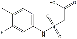 2-[(3-fluoro-4-methylphenyl)sulfamoyl]acetic acid