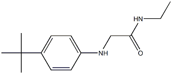 2-[(4-tert-butylphenyl)amino]-N-ethylacetamide Structure