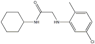 2-[(5-chloro-2-methylphenyl)amino]-N-cyclohexylacetamide