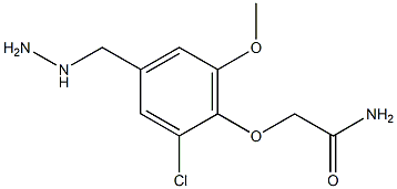 2-[2-chloro-4-(hydrazinylmethyl)-6-methoxyphenoxy]acetamide