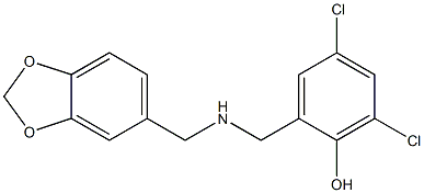 2-{[(2H-1,3-benzodioxol-5-ylmethyl)amino]methyl}-4,6-dichlorophenol