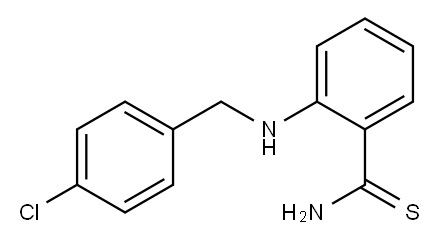 2-{[(4-chlorophenyl)methyl]amino}benzene-1-carbothioamide