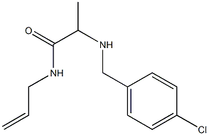 2-{[(4-chlorophenyl)methyl]amino}-N-(prop-2-en-1-yl)propanamide