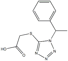 2-{[1-(1-phenylethyl)-1H-1,2,3,4-tetrazol-5-yl]sulfanyl}acetic acid