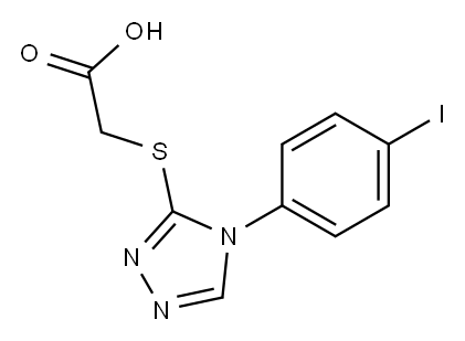 2-{[4-(4-iodophenyl)-4H-1,2,4-triazol-3-yl]sulfanyl}acetic acid
