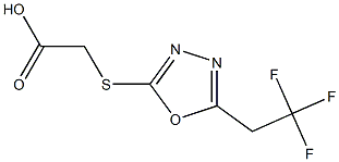 2-{[5-(2,2,2-trifluoroethyl)-1,3,4-oxadiazol-2-yl]sulfanyl}acetic acid