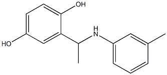 2-{1-[(3-methylphenyl)amino]ethyl}benzene-1,4-diol