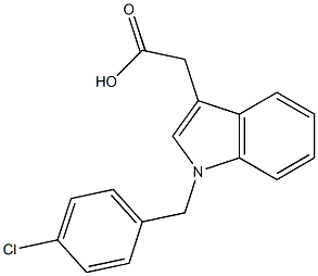 2-{1-[(4-chlorophenyl)methyl]-1H-indol-3-yl}acetic acid