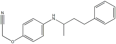 2-{4-[(4-phenylbutan-2-yl)amino]phenoxy}acetonitrile