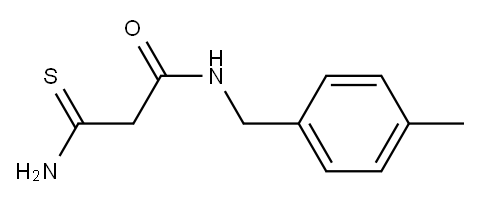 2-carbamothioyl-N-[(4-methylphenyl)methyl]acetamide