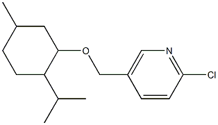 2-chloro-5-({[5-methyl-2-(propan-2-yl)cyclohexyl]oxy}methyl)pyridine
