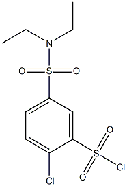 2-chloro-5-[(diethylamino)sulfonyl]benzenesulfonyl chloride